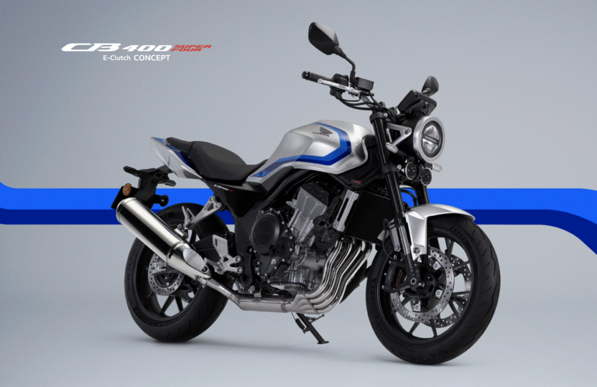 Honda CB400 Super Four Konsep: Adopsi E-Clutch