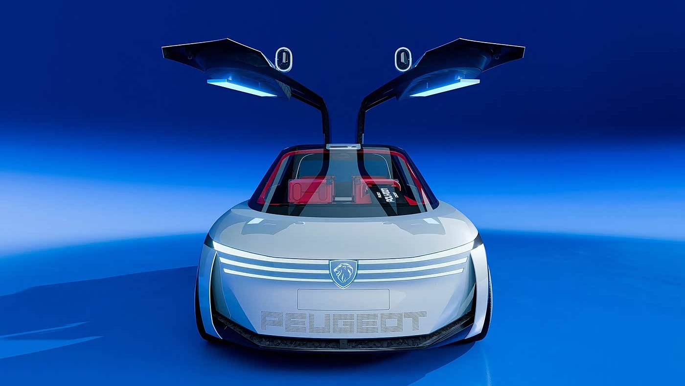Dongfeng Peugeot-Citroen Pamer 4 Mobil Konsep Futuristik