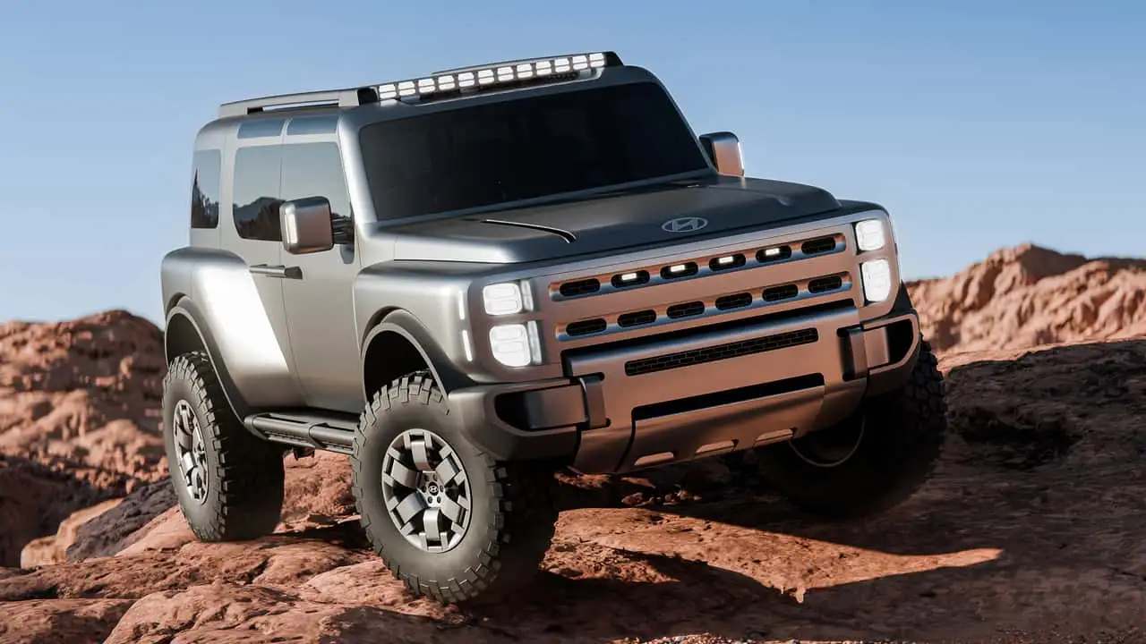 Hyundai Boulder Concept: SUV Ladder Frame Boxy