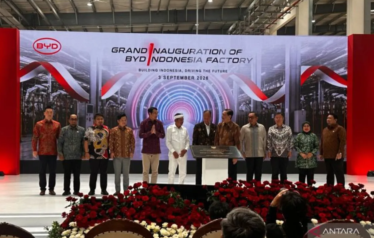 BYD Resmikan Pabrik Subang: Serap 5.000 SDM Lokal