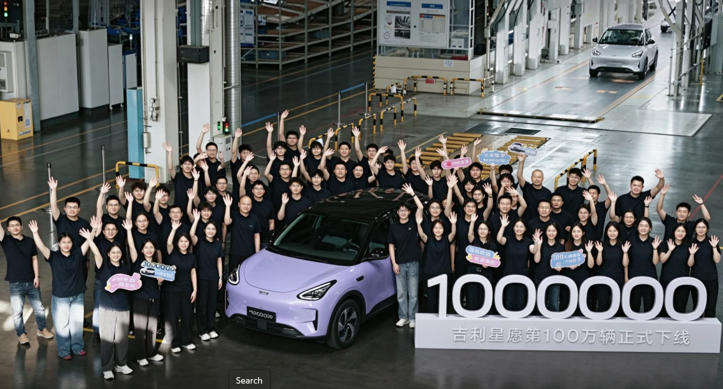 Geely EX2 Tembus Produksi 1 Juta Unit Dalam 2 Tahun
